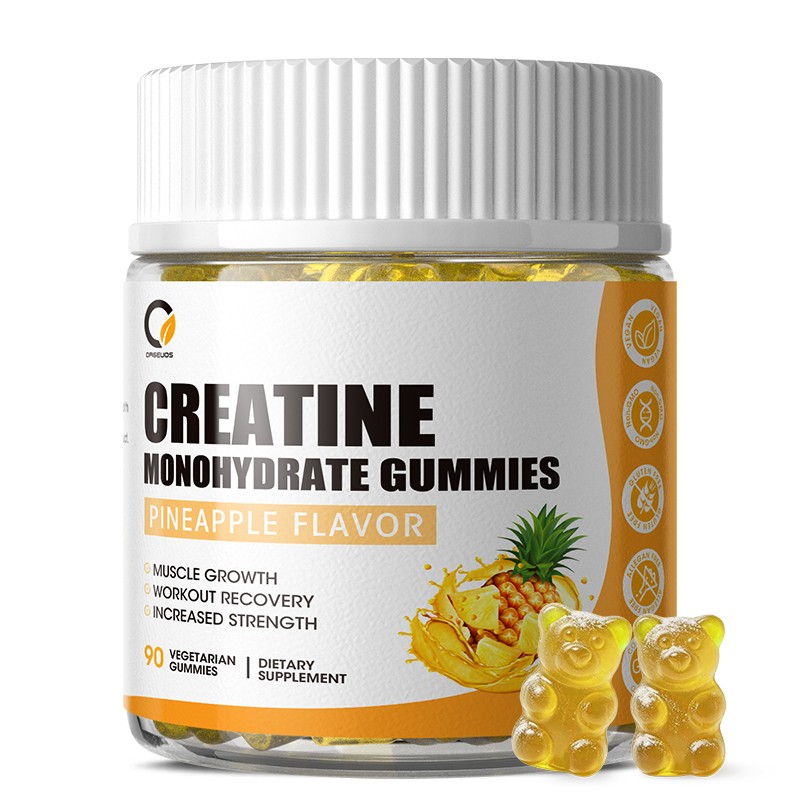 Creatine Monohydrate 90 Gummies for Muscle Growth & Cognitive Health
