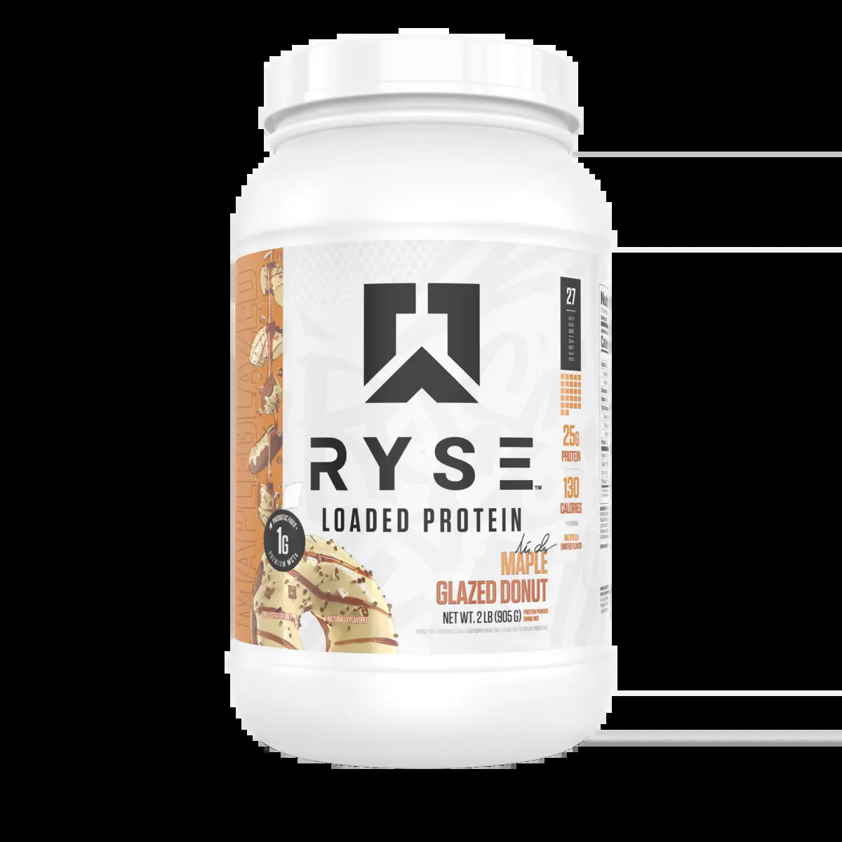 RYSE Loaded Protein Powder – 25G Whey Protein Isolate & Concentrate with Prebiot