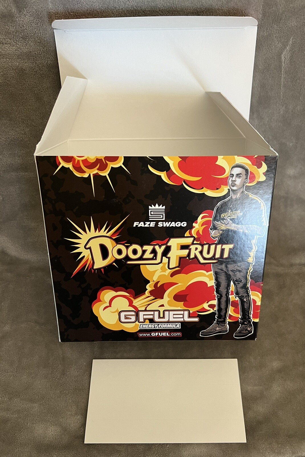 G Fuel Doozy Fruit Gfuel Box Faze Swagg Shaker, Sticker, Empty Tub READ