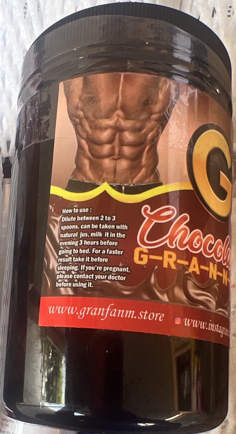 Granfanm Chocolate Whey Protein Powder 100% Pure for Bodybuilding Muscle Gain