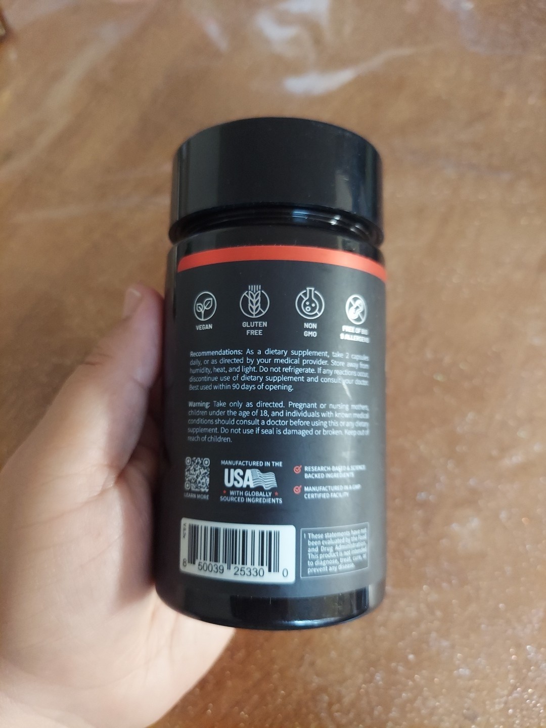 SNAP Supplements Nitric Oxide Booster L-Arginine L-Citrulline Vegan 90 Capsules