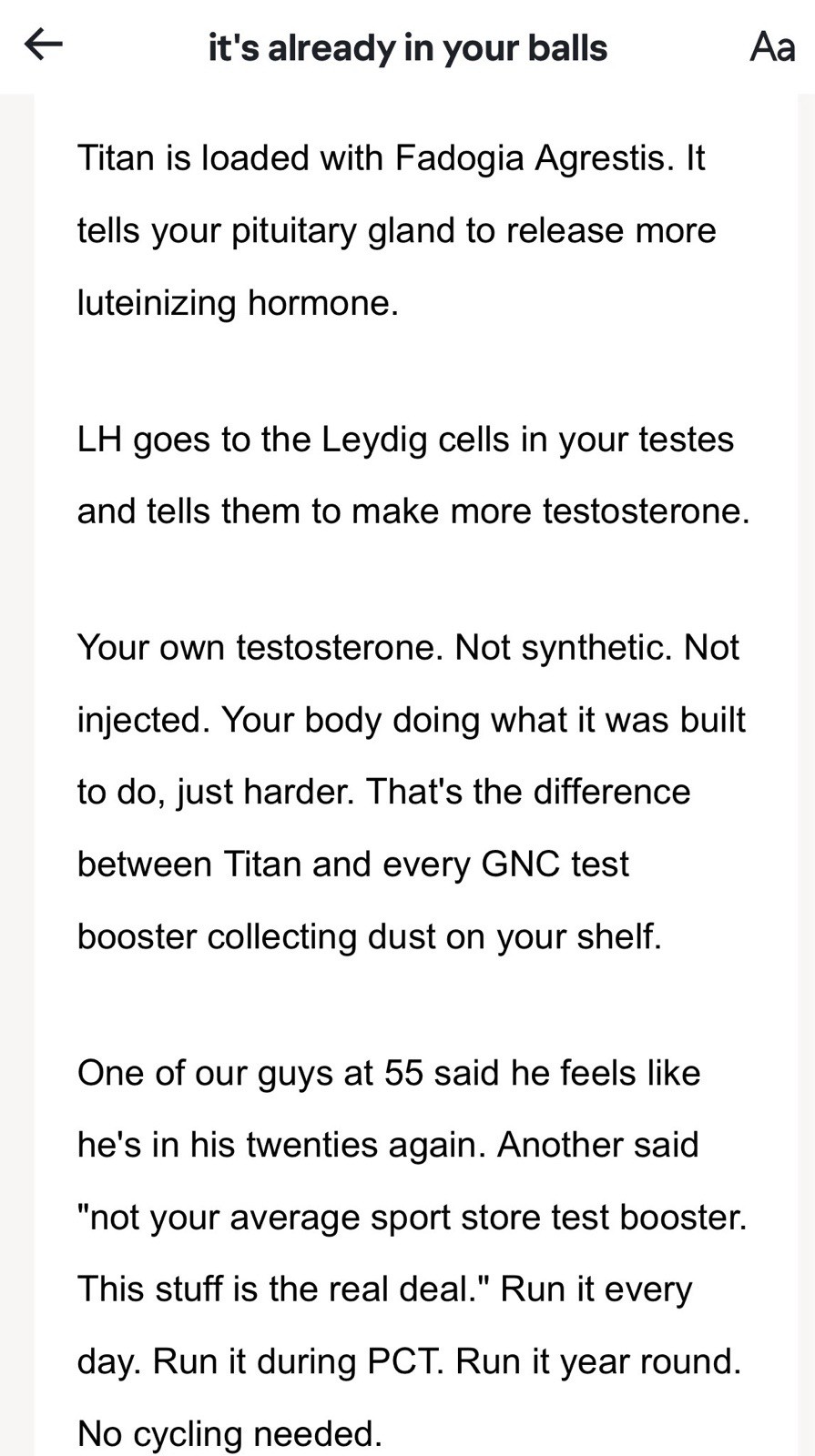 Titan🔱 Natty Test Base Blend 4 Optim. Strength/muscle Gains By Vintage Muscle💪