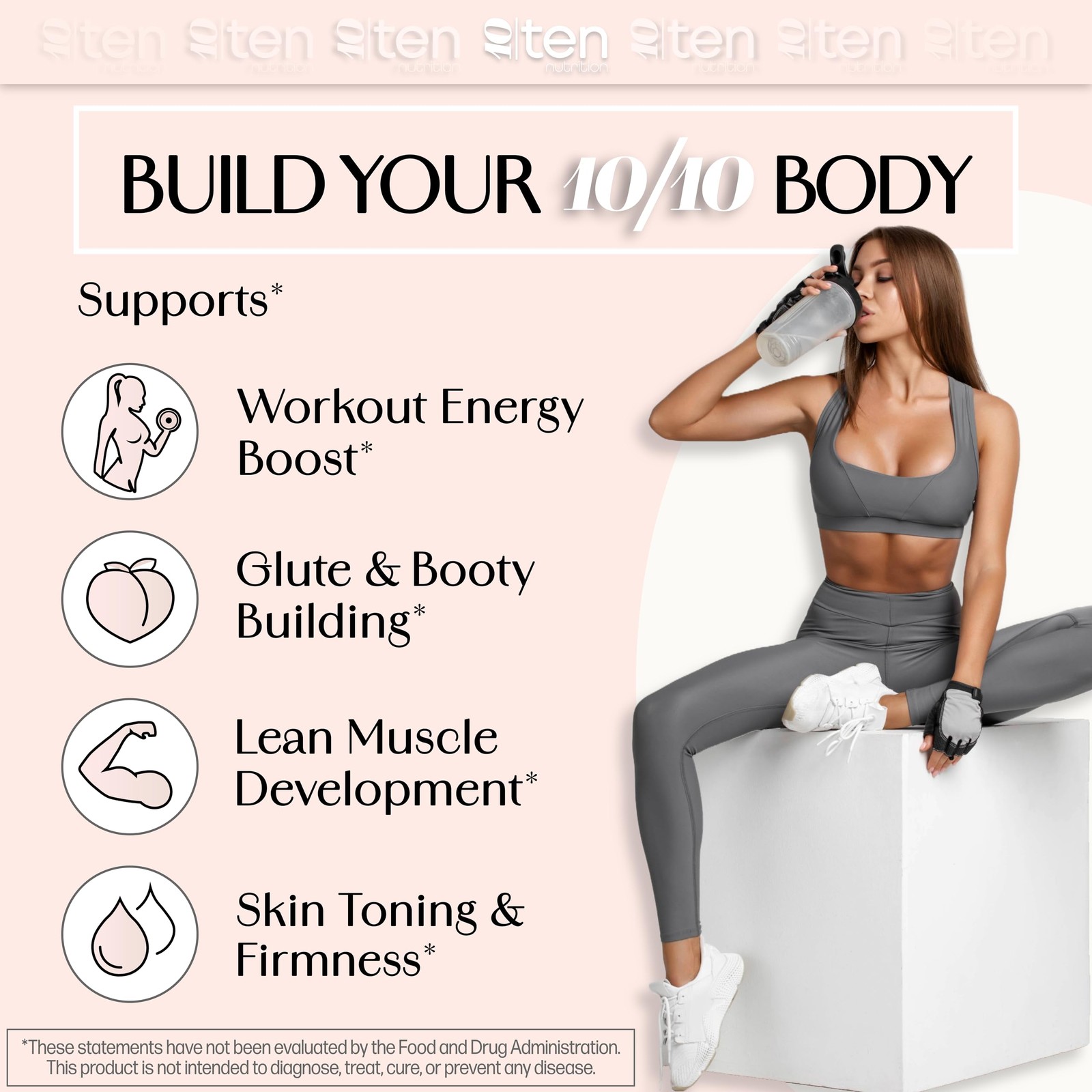 New – Creatine + Collagen for Women – Supports Lean 10.59 Ounce (Pack of 1)