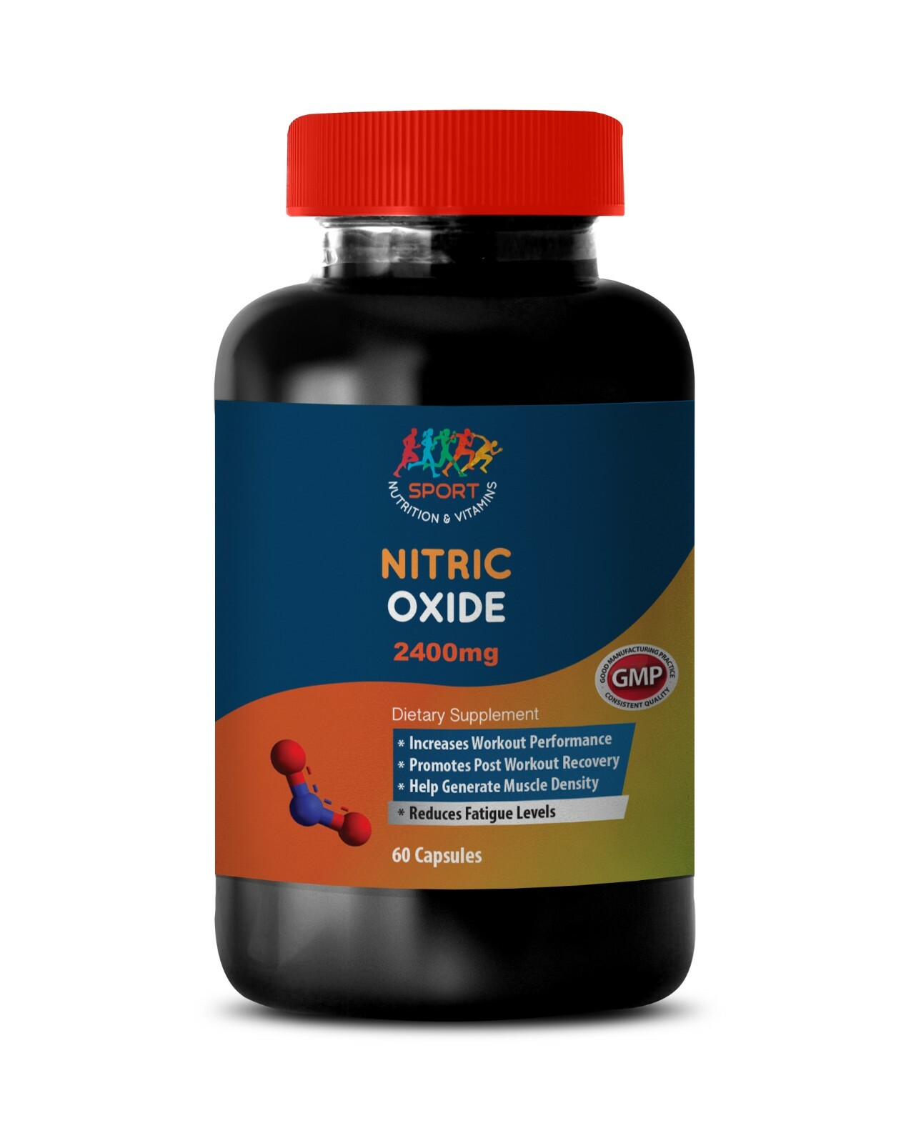 muscle pump supplement – Nitric Oxide 2400mg 1 Bottle – BCAA vitamins