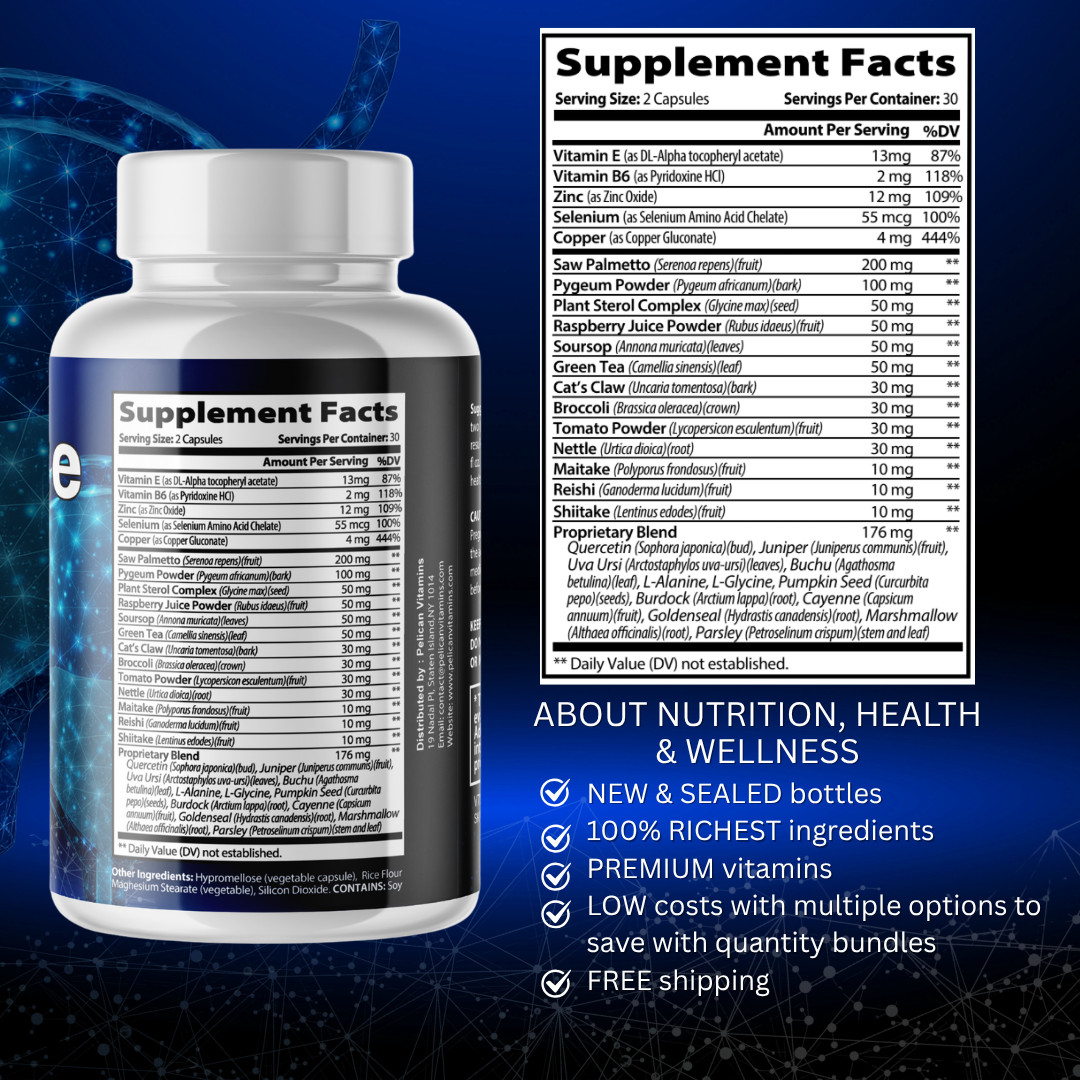 Prostate Max- Support Supplement for Men – Urinary & Bladder Health-1 Bottle
