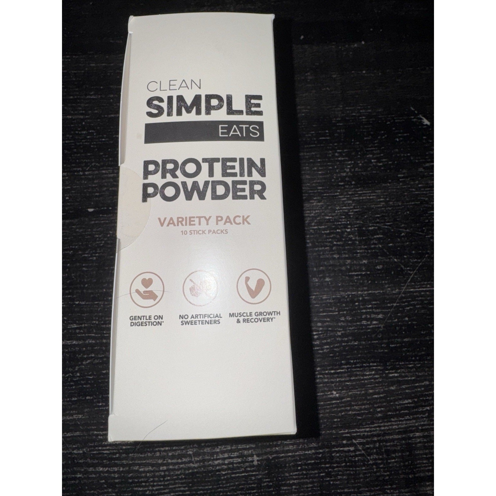 Clean Simple Eats Grass-Fed Whey Protein Variety Pack 10 Stick Packs 11.9oz