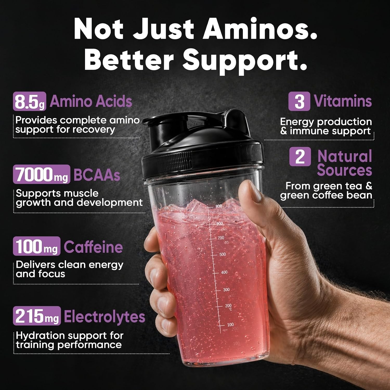 Venture Pal Sugar Free 7g BCAA + EAA Powder | Supports Muscle Recovery