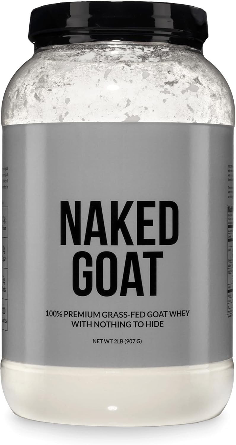 NAKED Goat – Pasture Fed Goat Whey Protein Powder from Small-Herd Wisconsin Dair