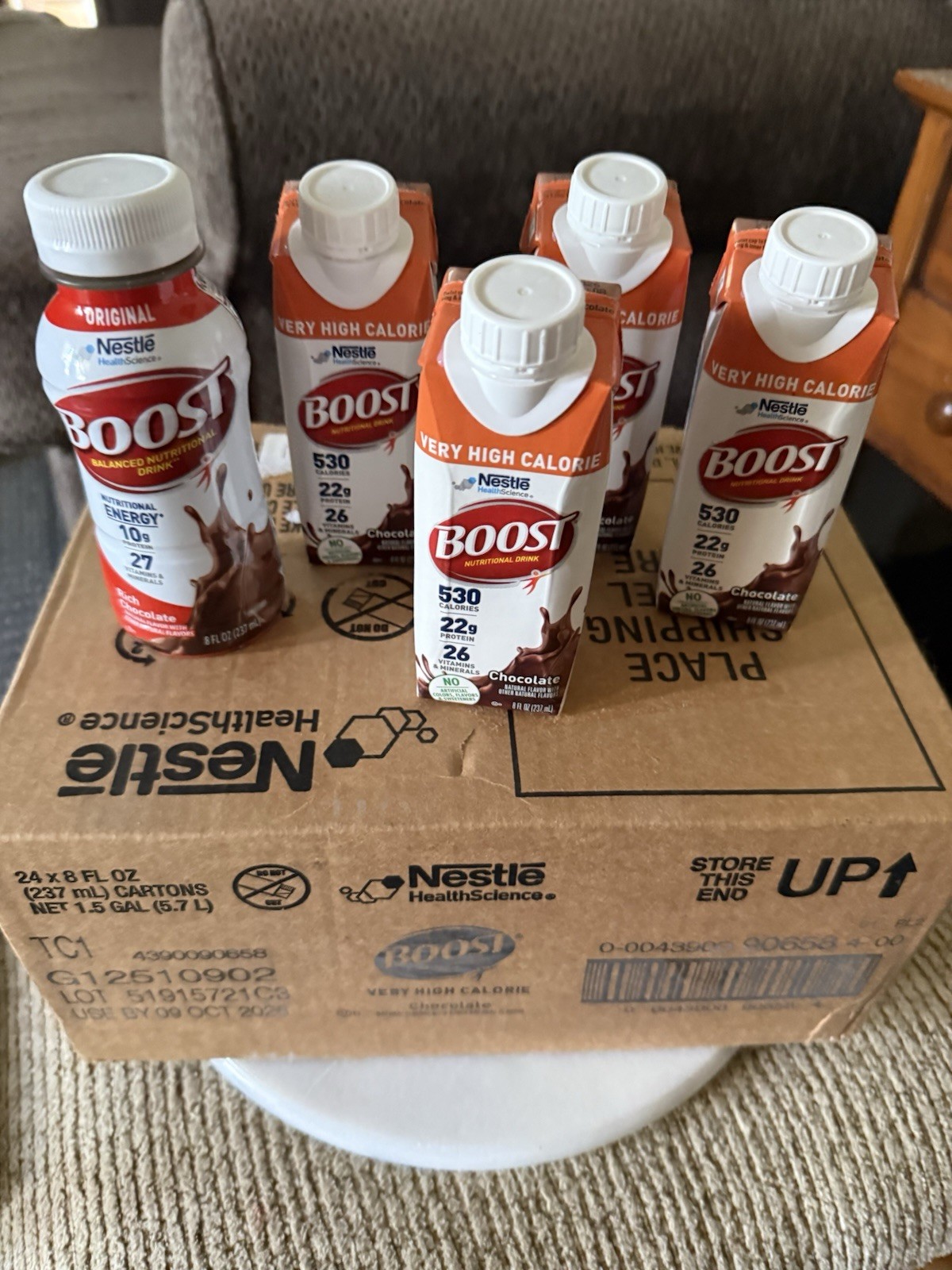 24-carton case of Nestle BOOST Very High Calorie (Rich Chocolate flavor)