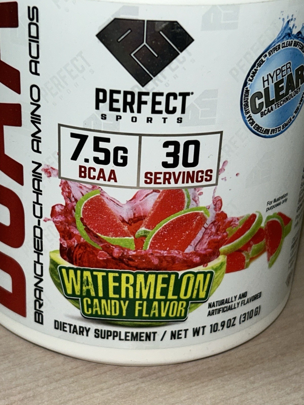 BCAA Hyper Clear, Watermelon Candy, 10.9 oz (310 g) New Exp 02/27