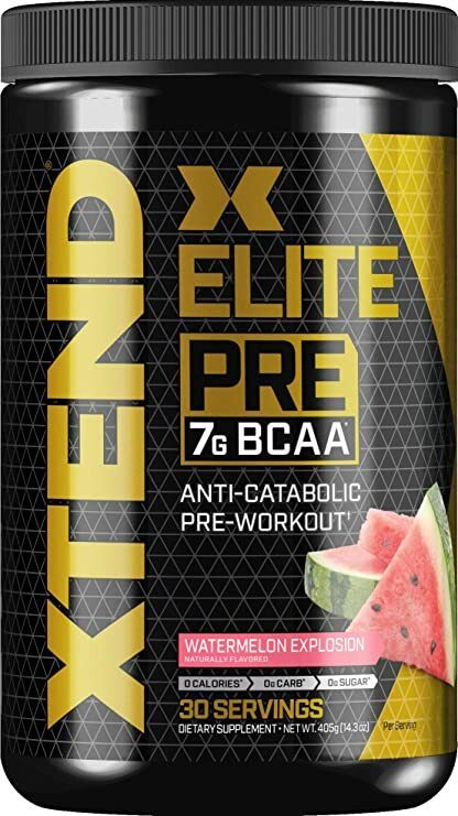 Scivation XTEND Elite Pre BCAA Powder Anti-Catabolic Pre Workout – ALL FLAVORS