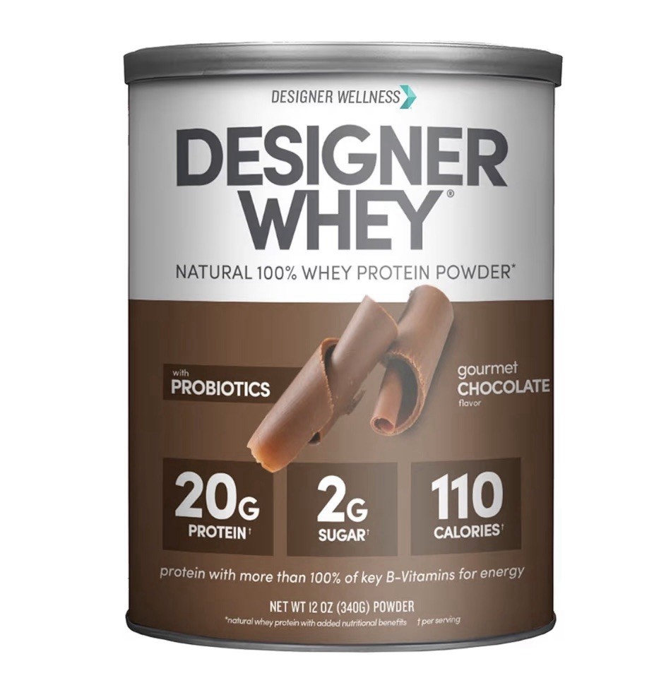 3x Designer Whey, Natural 100% Whey Protein Powder, Gourmet Chocolate BB: 09/26+