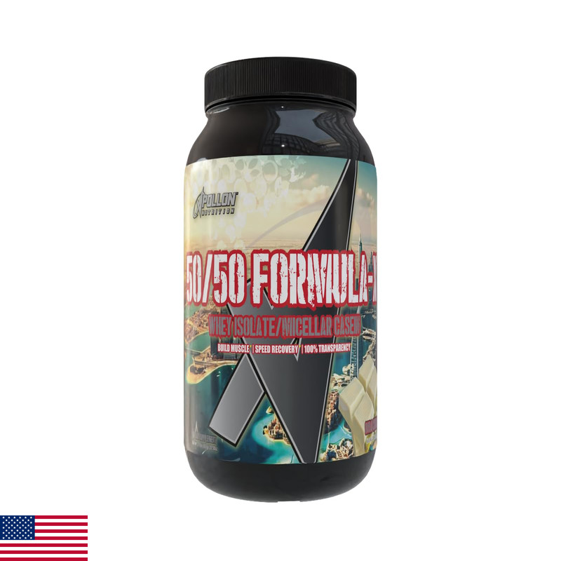 Apollon Nutrition 50/50 Formula-X Whey Isolate And Casein Protein 2 Lb Dubai
