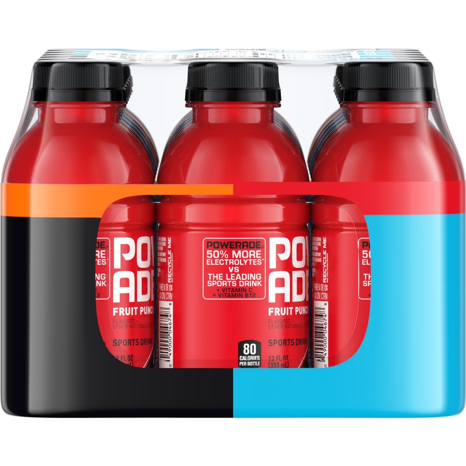 POWERADE Variety Pack Sports Drink Electrolyte Hydration 12 fl oz 18 Pack Cans