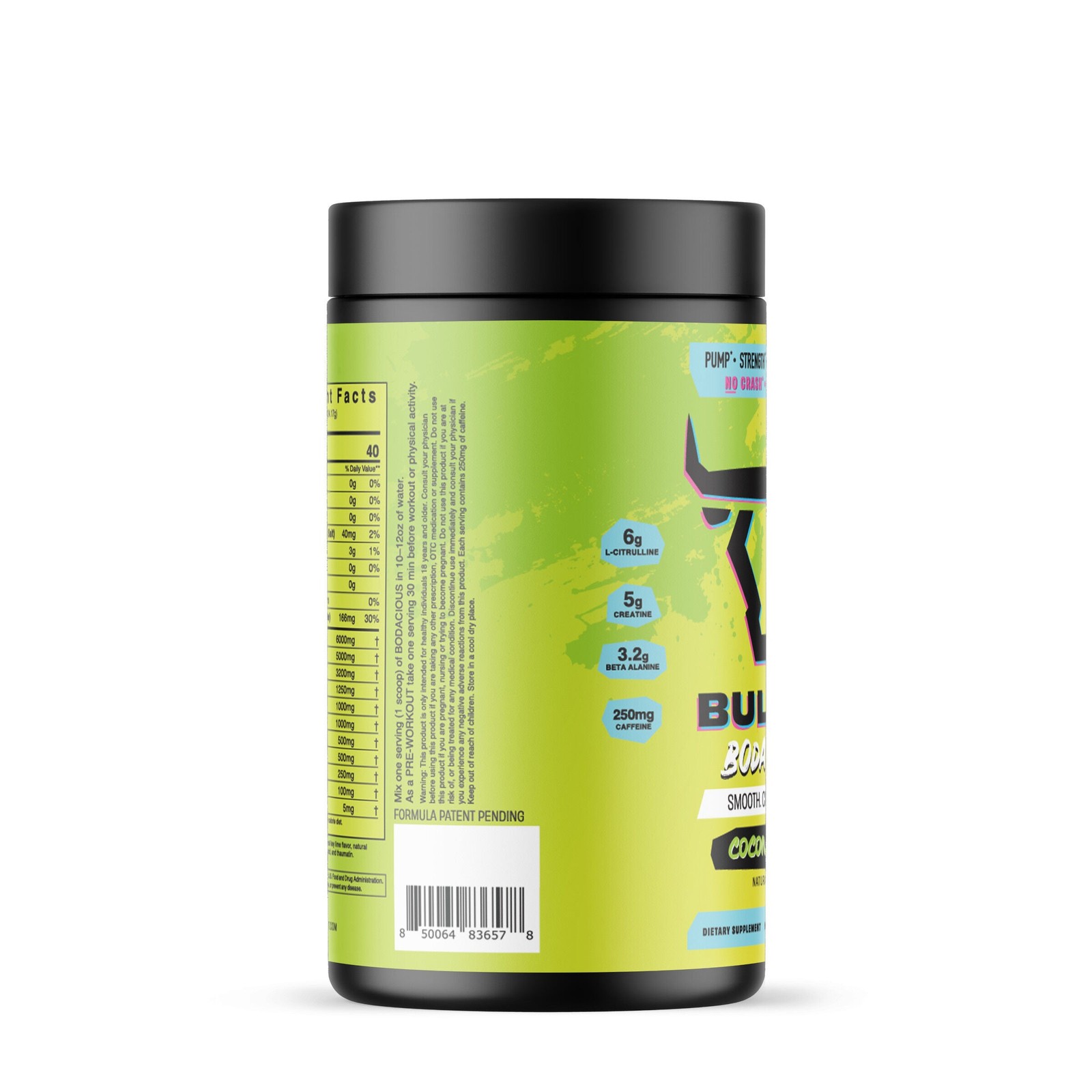 Bodacious Pre-Workout – Coconut Lime (20 Servings)