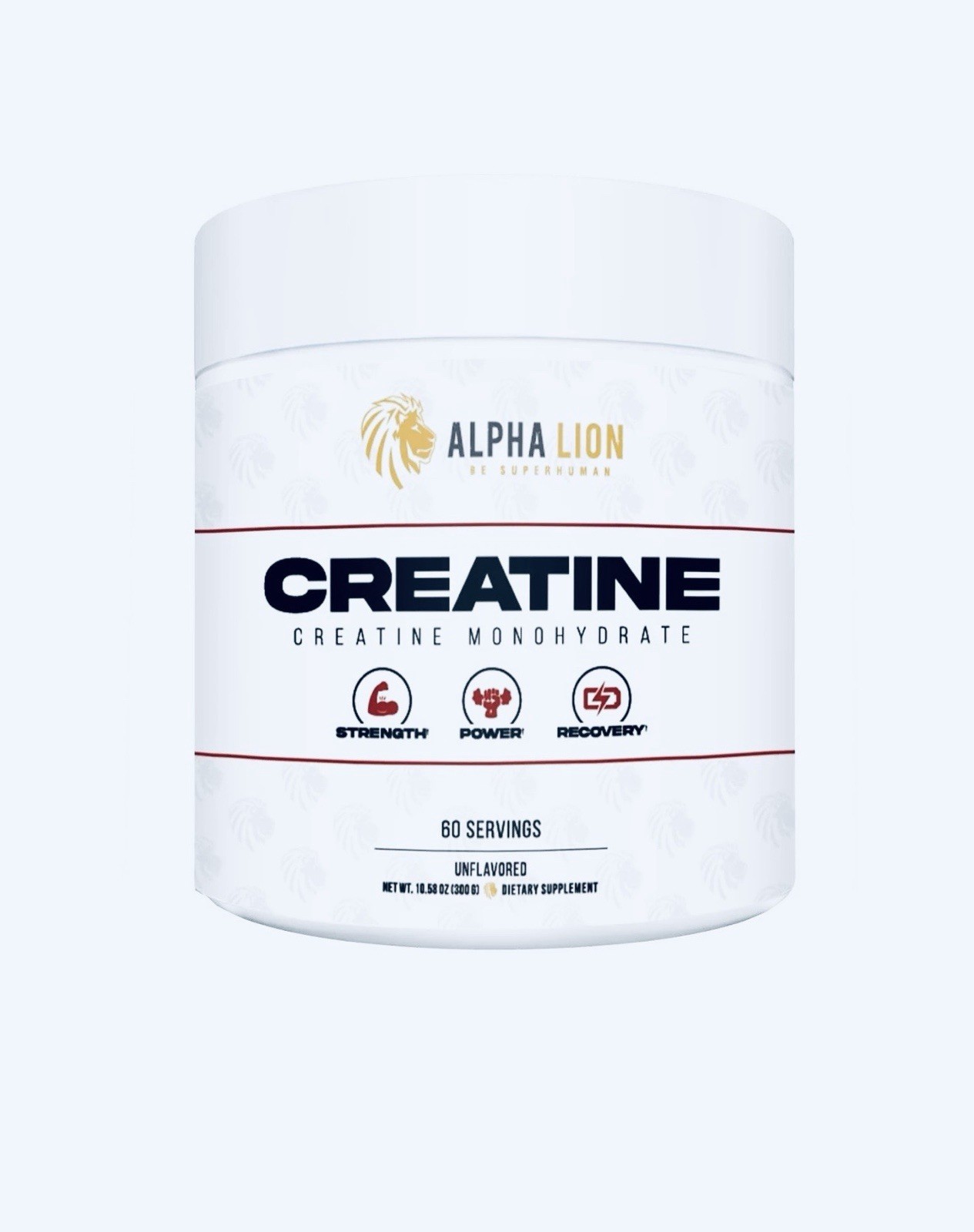ALPHA LION Creatine Monohydrate Powder, 5000mg Per 12.48 Ounce (Pack of 1)