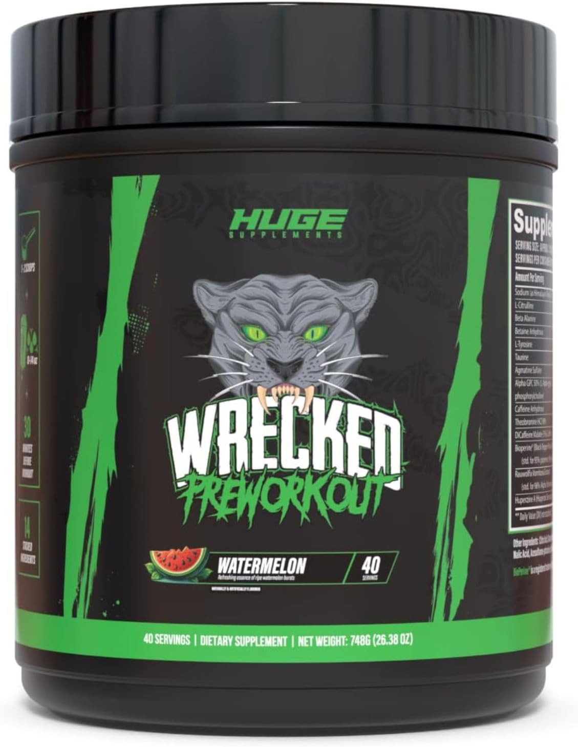 Wrecked Inferno – Thermogenic Pre Workout For Men & Women, Increase Energy, B…