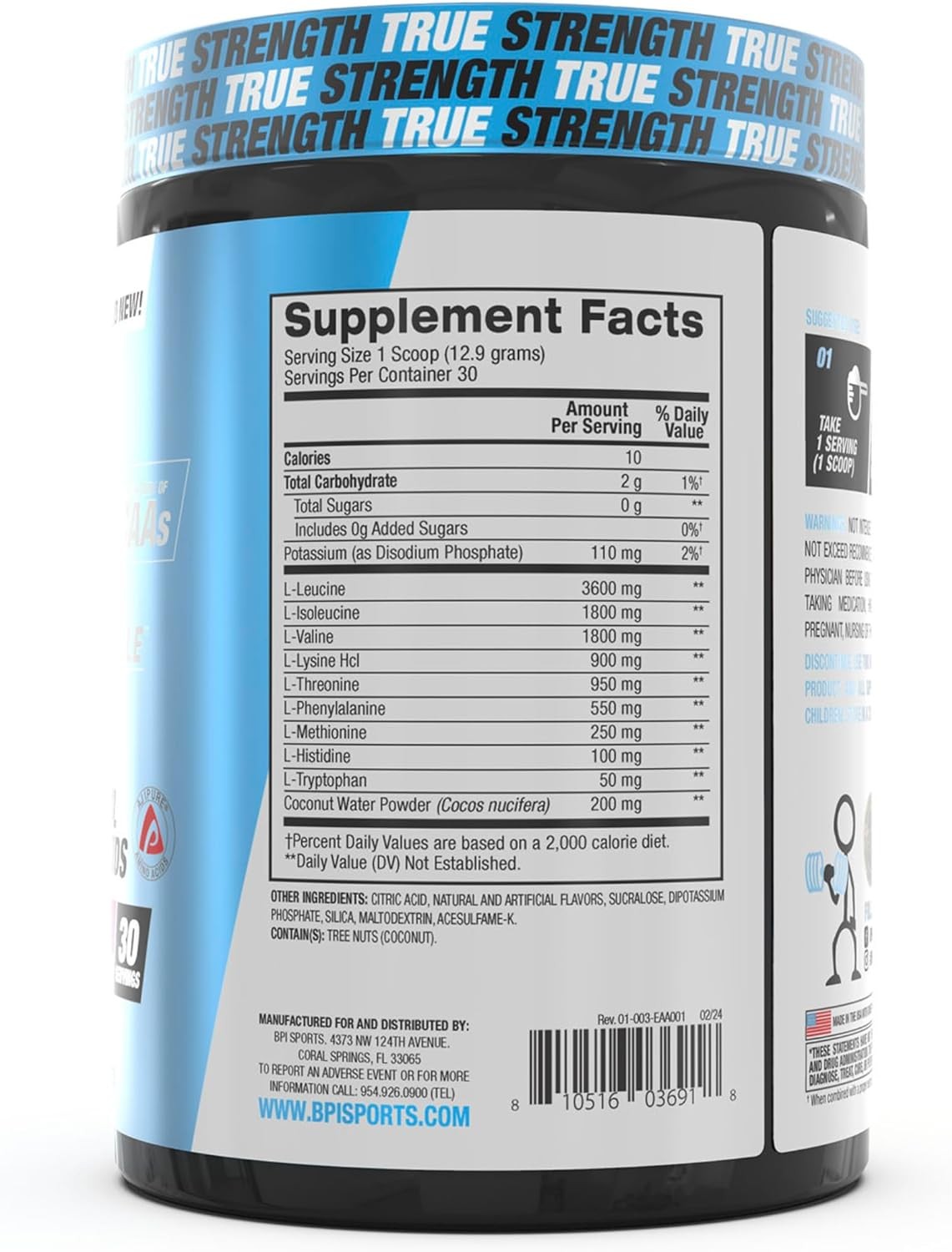 BPI Sports Essential Amino Acids EAA – Pre, Intra & Post Workout (Sour Power)