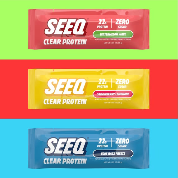 Seeq Protein Powder Variety Pack, 12 On-The-Go Single Serve Packs