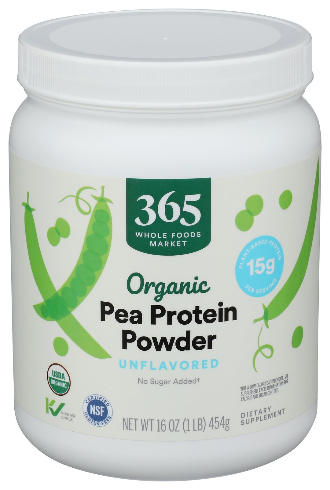 365 By Whole Foods Market Organic Pea Protein 16 Ounce
