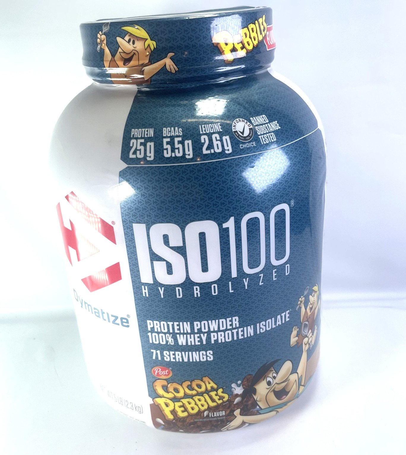 Dymatize ISO100 Hydrolyzed Protein Powder Cocoa Pebbles 5 lbs 71 Servings
