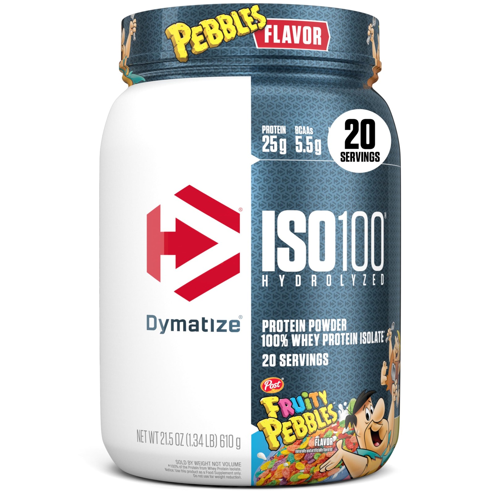Dymatize x Fruity Pebbles ISO100 Whey 1.34 Pound (Pack of 1),