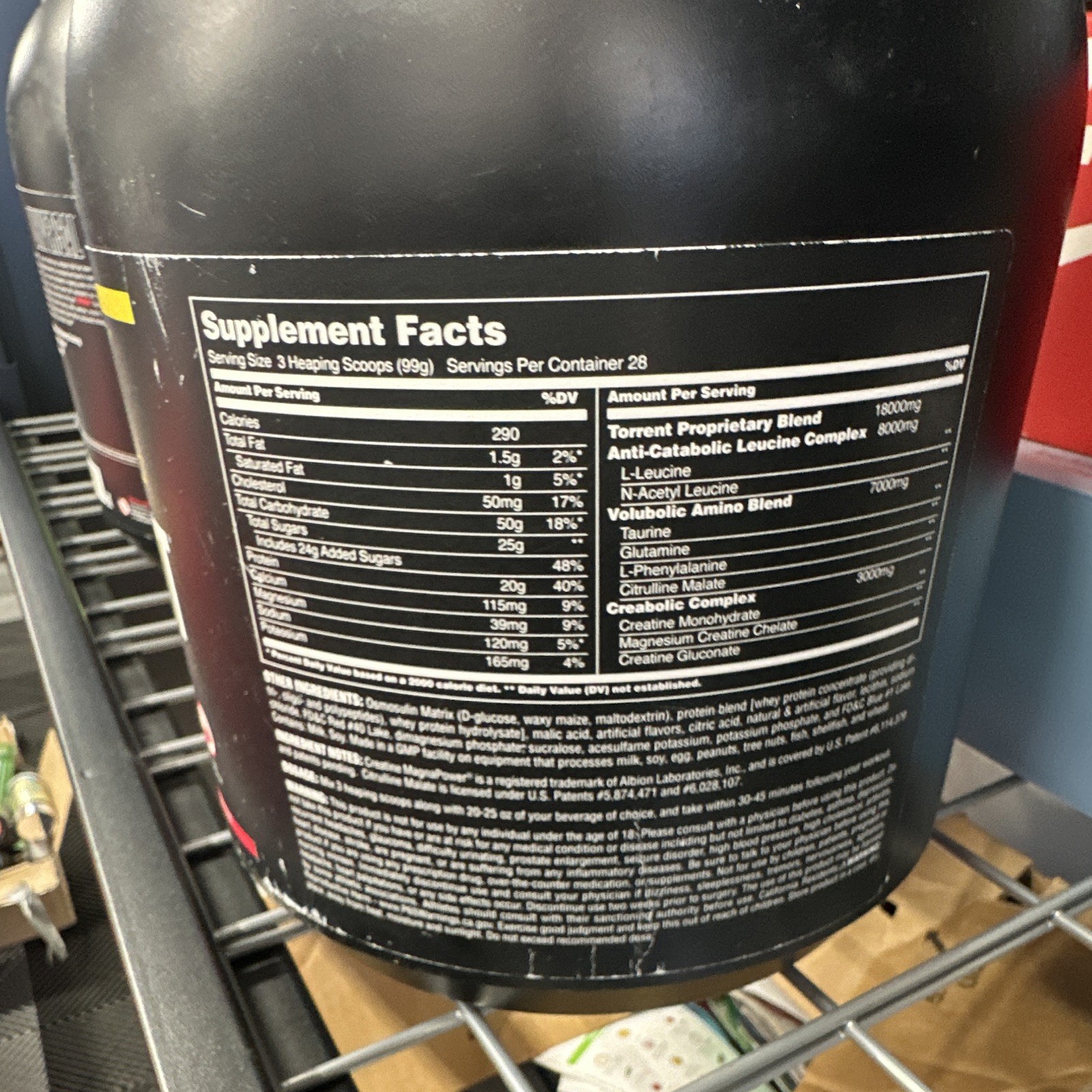 Universal Nutrition Torrent All-in-One Post-Workout , Cherry Berry Blast, 6 lb
