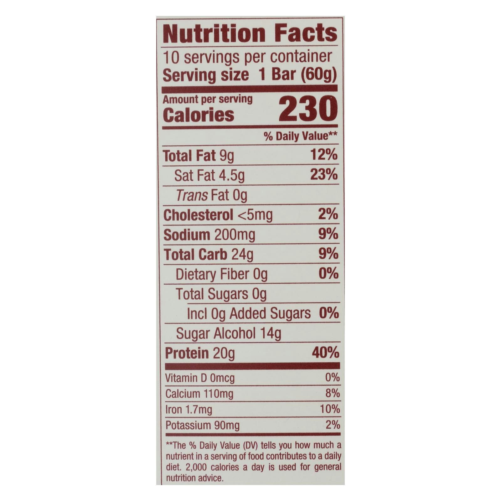 thinkThin Bar Protein Cookies & Creme Gluten Free – 2.1 oz (Pack of 10)