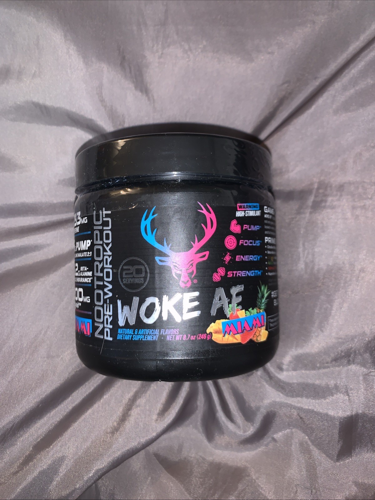 Bucked Up Energy Support Powder – 8.7 Oz