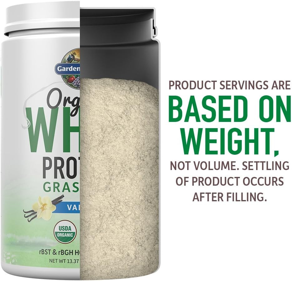 Grass Fed Whey Protein Powder Vanilla – 21G Protein for Women & Men + Probiotics
