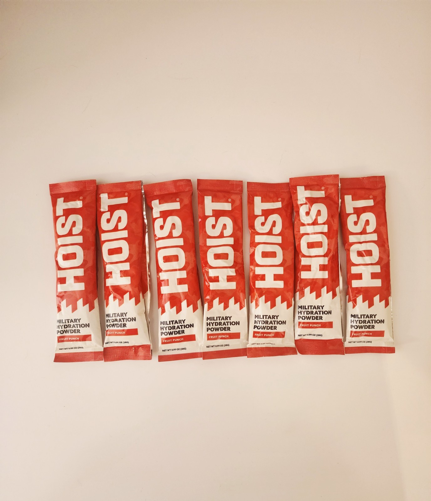Hoist Military Hydration Electrolyte Powder Fruit Punch 12, 24, 36 or 100 packs