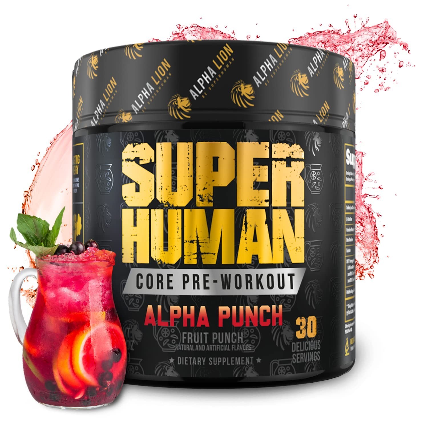 Pre Workout Powder with Creatine, Beta Alanine, L-Citrulline & Caffeine – 30 Ser
