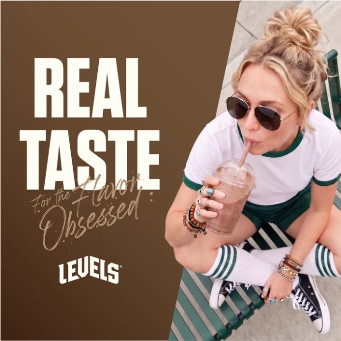 Levels Grass Fed Whey Protein, Double Chocolate, 1.48 lb