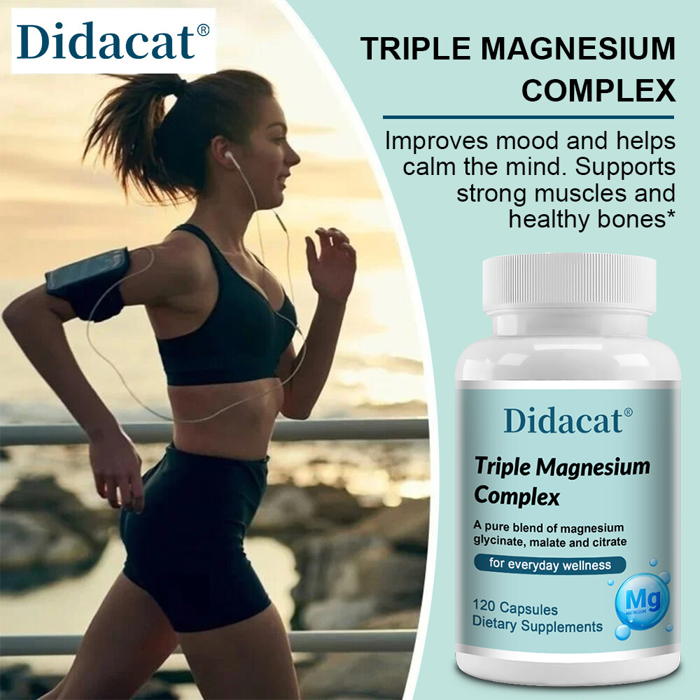 Triple Magnesium Complex Capsules, 300 mg, 30 To 120 Capsules