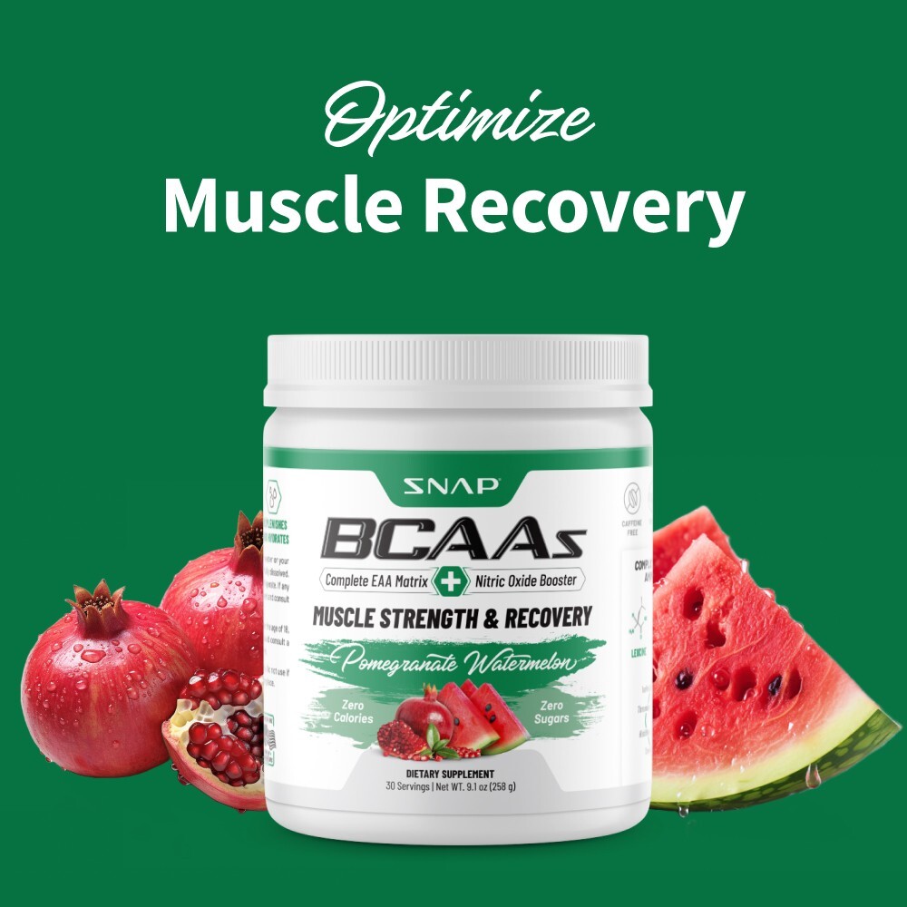 Pomegranate Watermelon BCAA Powder, Muscle Growth & Recovery – Amino Acids