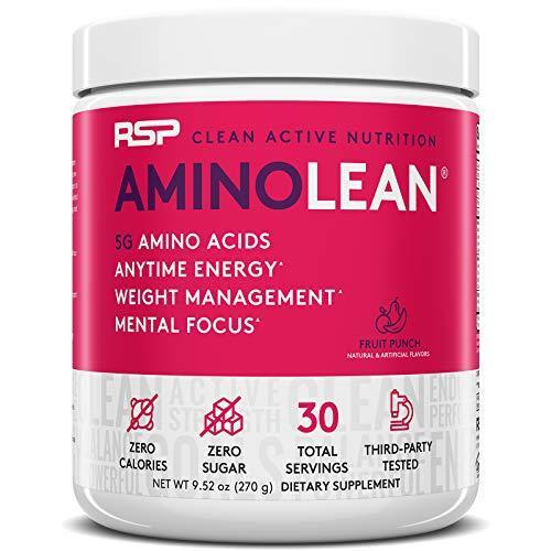 RSP AminoLean – All-in-One Pre Workout, Amino Energy, Weight Management