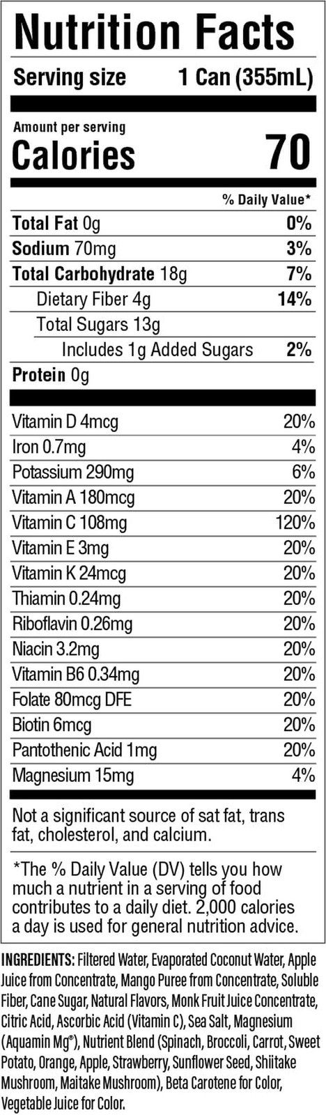 GREATER than Hydration for Her, Orange Mango Coconut Electrolyte Water, 12 Pk
