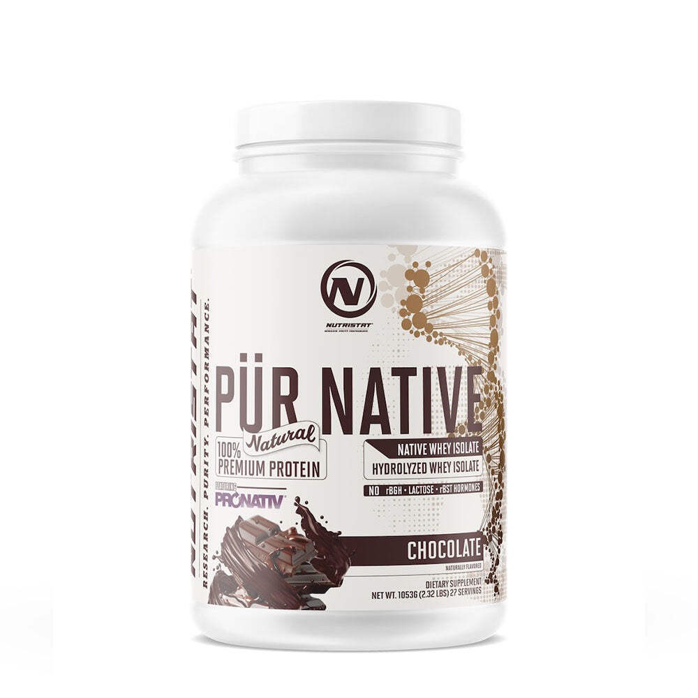 Nutristat PÜRNATIVE™ NATURAL premium native whey isolate Protein Powder