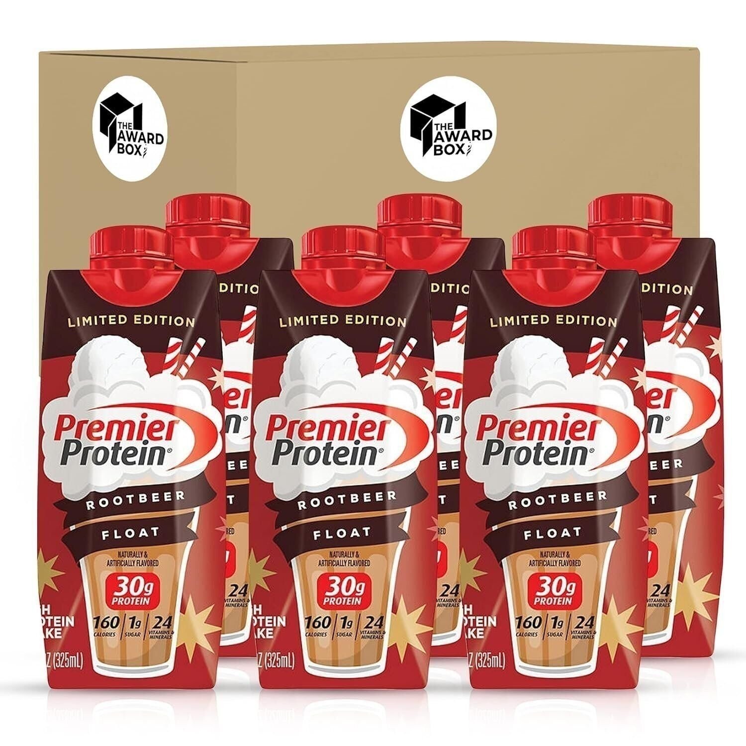Premier Protein Shakes 6 Bottles Variety Pack in The Award Box Packaging 11…