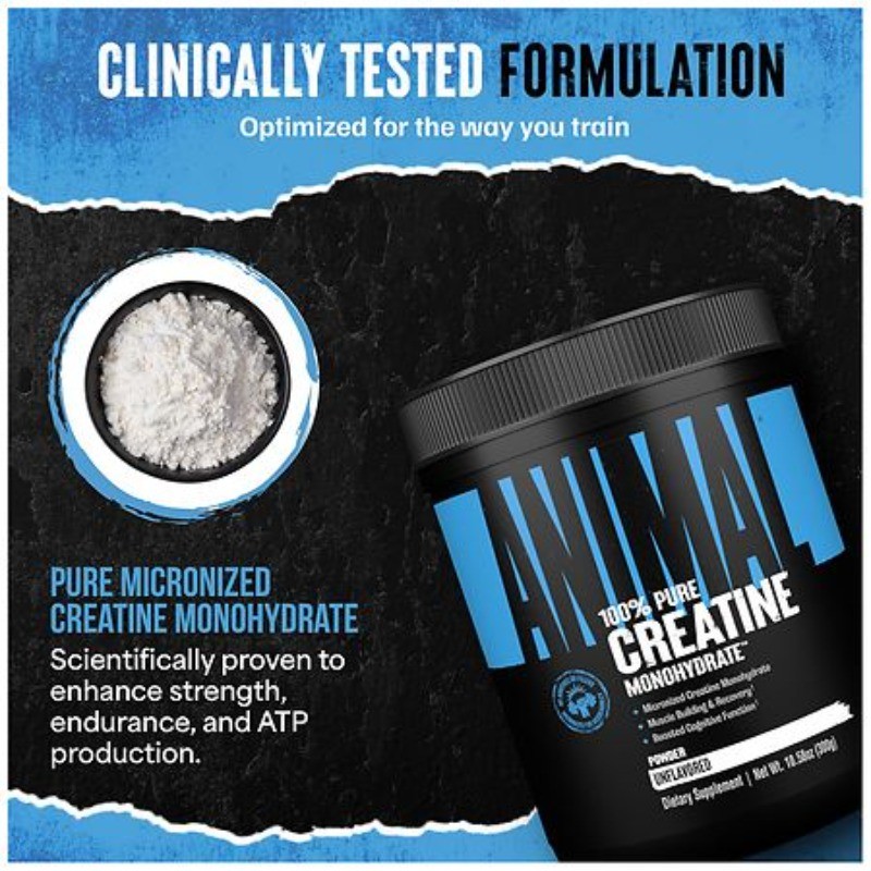 Animal Creatine Powder Unflavored 10.58 oz