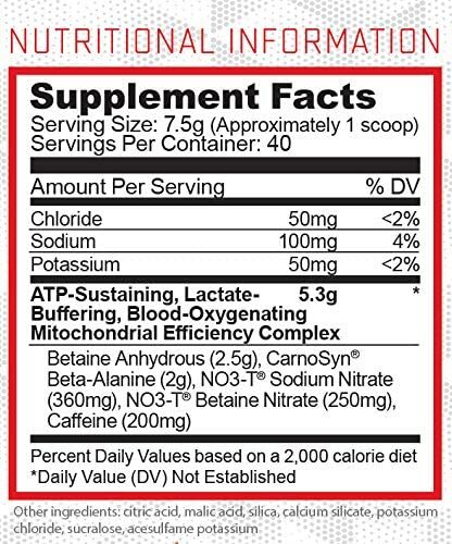 Purus Labs Condense-Pre Workout Energy Drink Mix Powder 40 srvs
