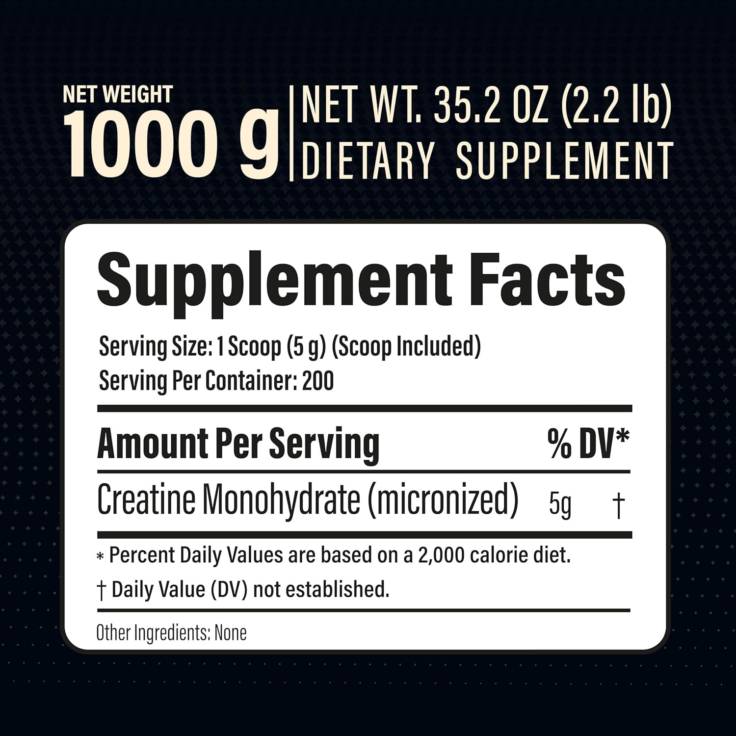 100% Pure Creatine Monohydrate Powder 200 Servings, Micronized Powder, Muscle Gr