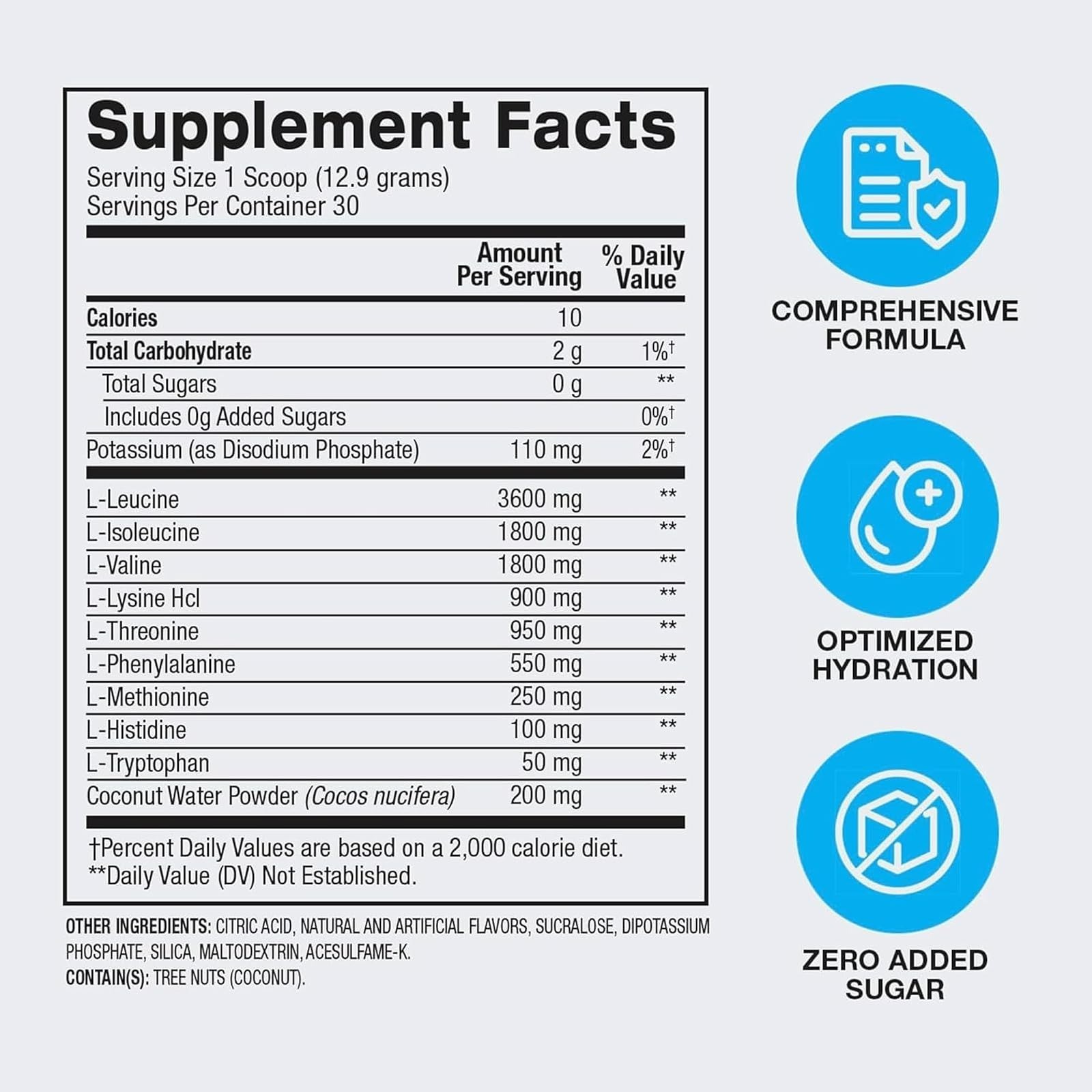 BPI Sports Essential Amino Acids EAA Powder – Lemon Berry Flavor