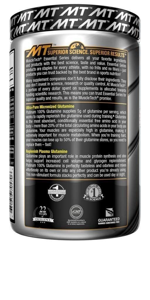 Pure Micronized Creatine Monohydrate & L-Glutamine Powder for Muscle Recovery