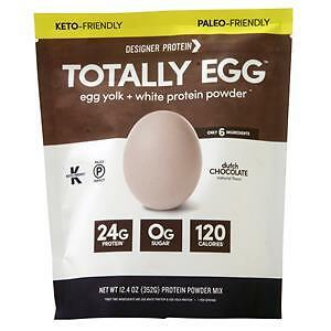 Designer Protein Totally Egg – Egg Yolk + White Protein Powder Dutch Chocolate