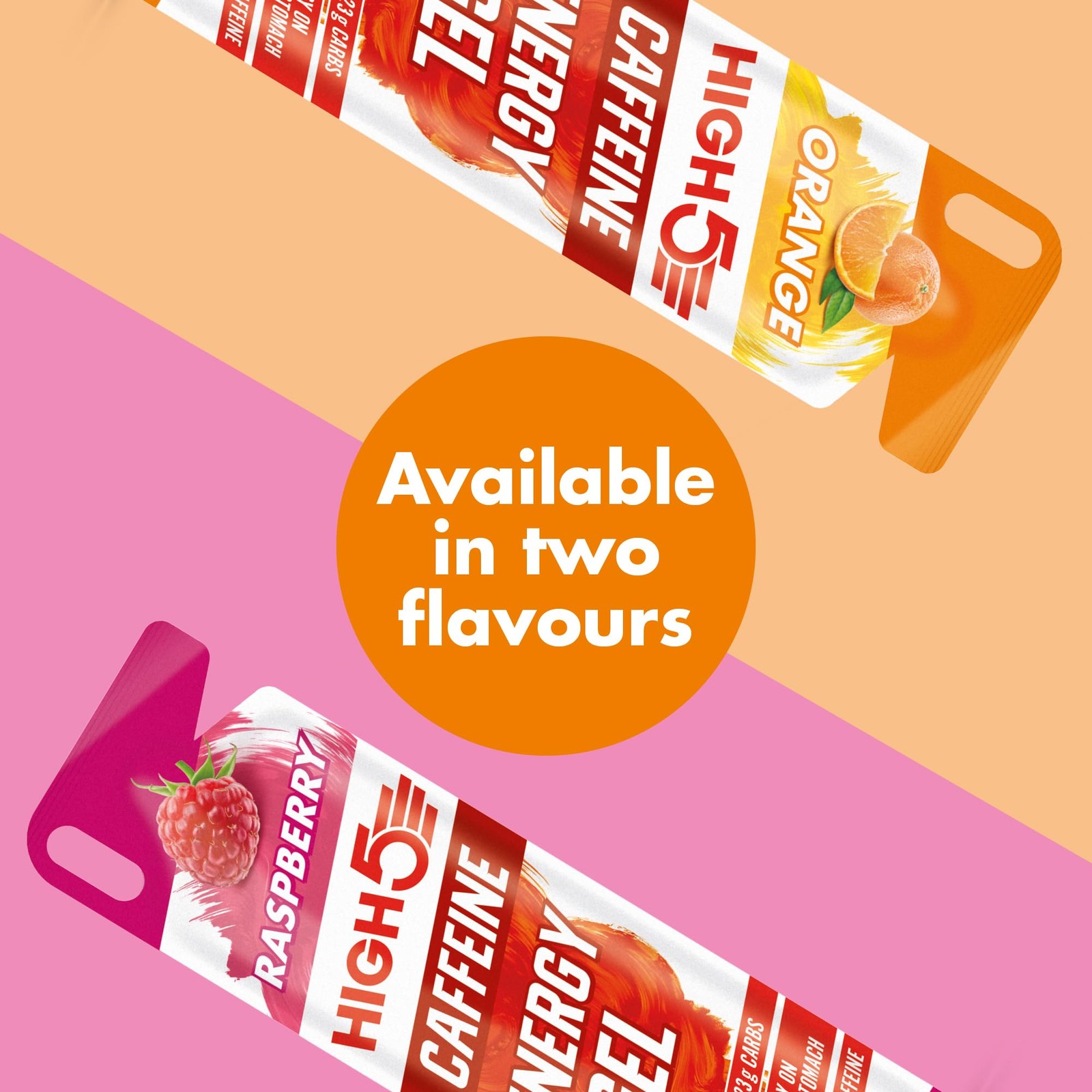 HIGH5 Caffeine Gels Running – Glucose Shots for Instant Energy and Running Fuel