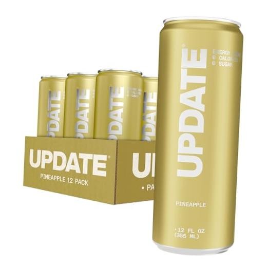 Energy Drink Pack, Caffeine Free, Zero Sugar, No Jitters, No Crash, Pineapple