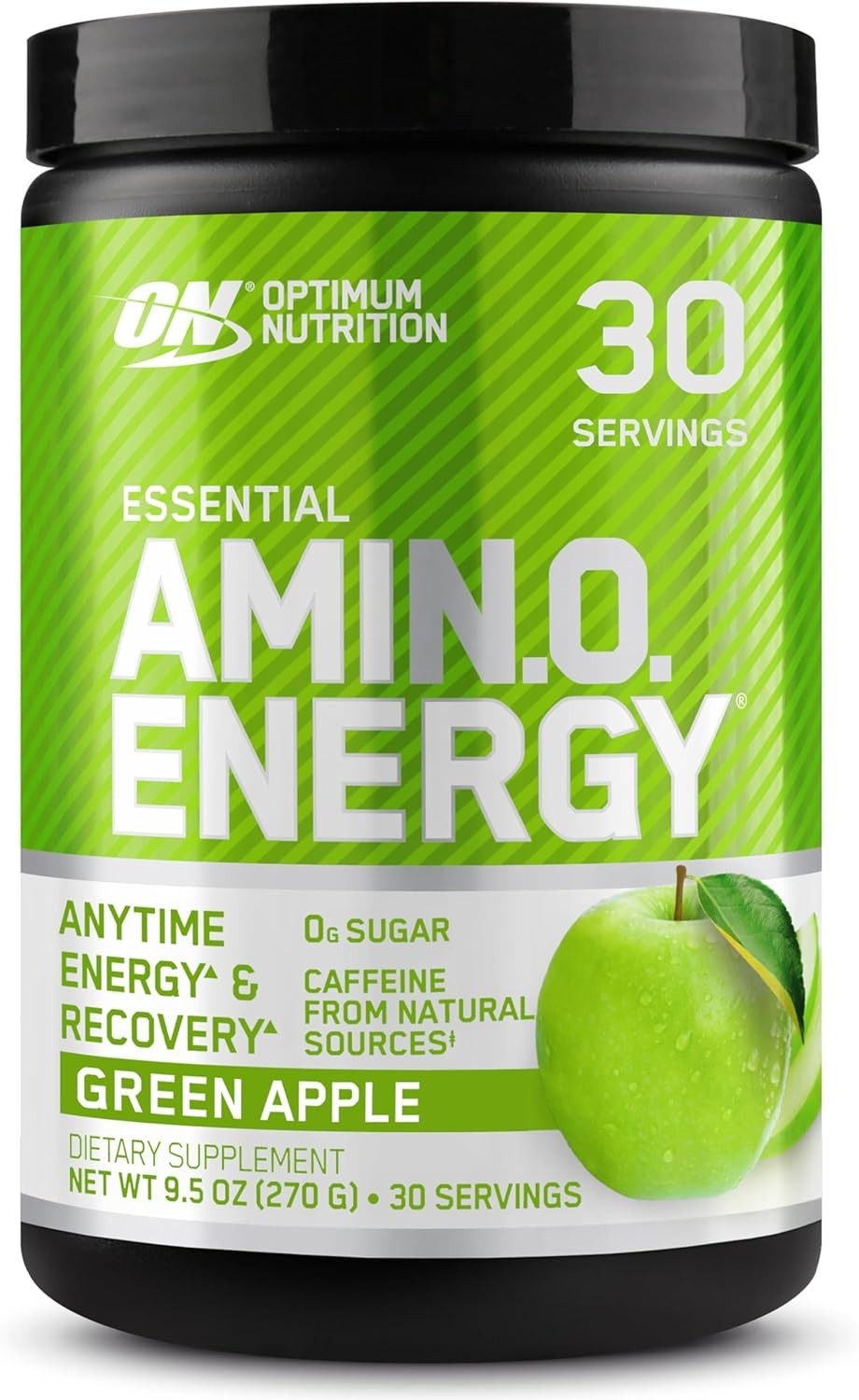Fuel Your Workouts with Amino Energy Powder – Green Apple, 100mg Caffeine Boost