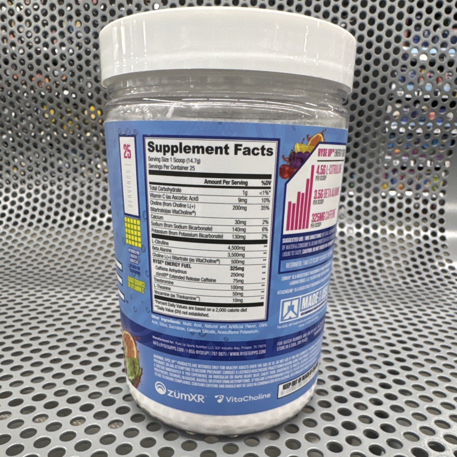 RYSE Kool-Aid Loaded Pre-Workout Powder Tropical Punch 325mg Caffeine