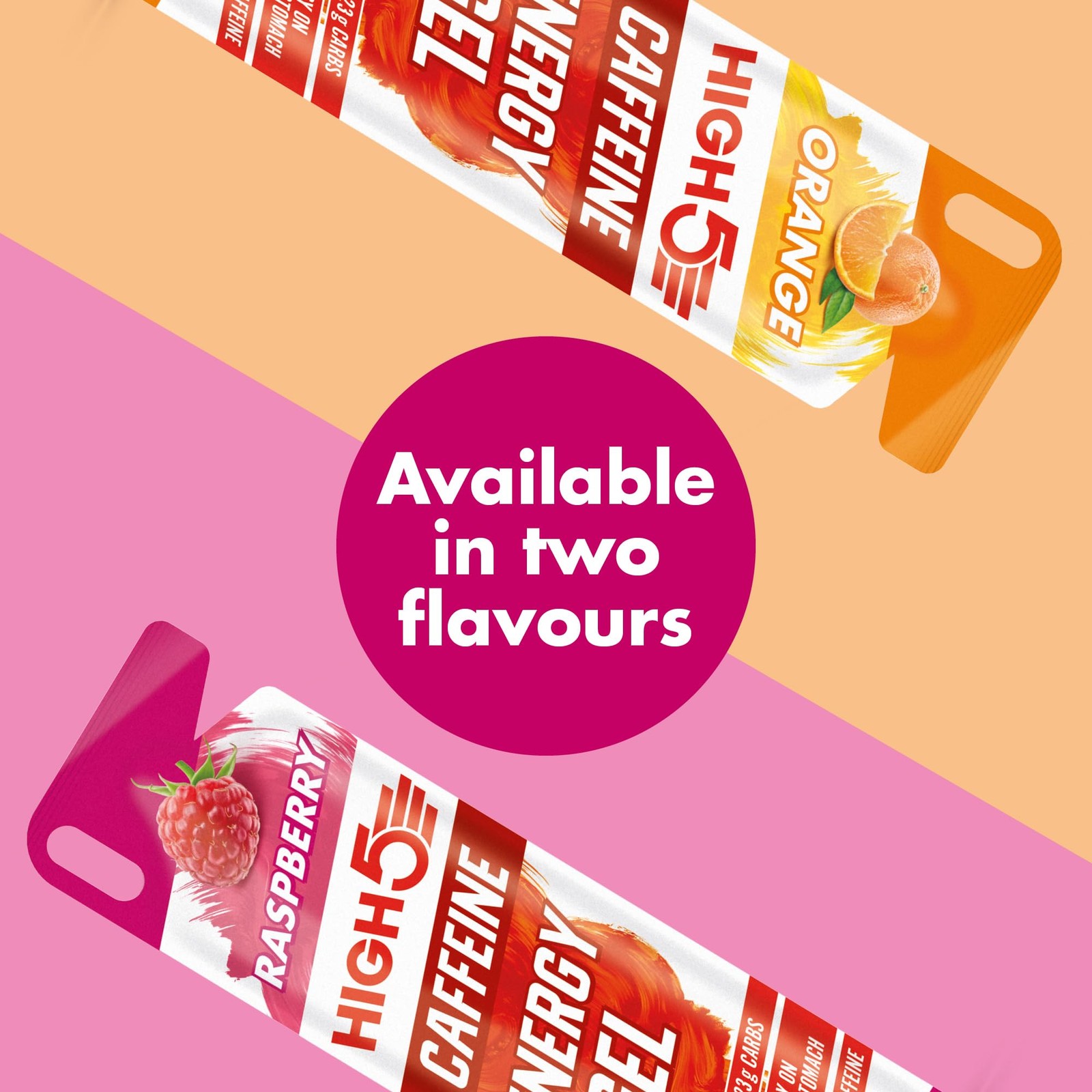 HIGH5 Caffeine Gels Running – Glucose Shots for Instant Energy and Running Fuel